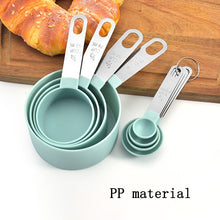 Load image into Gallery viewer, 4Pcs/5pcs/10pcs Multi Purpose Spoons/Cup Measuring Tools PP Baking Accessories Stainless Steel/Plastic Handle Kitchen Gadgets