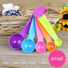 Load image into Gallery viewer, 4Pcs/5pcs/10pcs Multi Purpose Spoons/Cup Measuring Tools PP Baking Accessories Stainless Steel/Plastic Handle Kitchen Gadgets