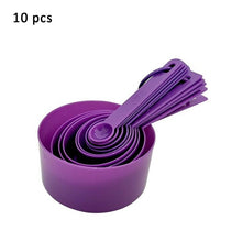 Load image into Gallery viewer, 4Pcs/5pcs/10pcs Multi Purpose Spoons/Cup Measuring Tools PP Baking Accessories Stainless Steel/Plastic Handle Kitchen Gadgets