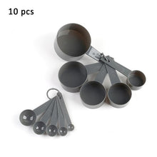 Load image into Gallery viewer, 4Pcs/5pcs/10pcs Multi Purpose Spoons/Cup Measuring Tools PP Baking Accessories Stainless Steel/Plastic Handle Kitchen Gadgets
