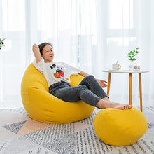 Load image into Gallery viewer, Meijuner Lazy Sofa Cover Solid Chair Covers without Filler/Inner Bean Bag Pouf Puff Couch Tatami Living Room Furniture Cover
