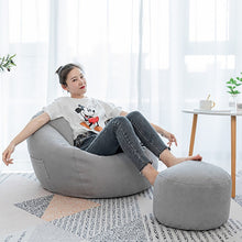 Load image into Gallery viewer, Meijuner Lazy Sofa Cover Solid Chair Covers without Filler/Inner Bean Bag Pouf Puff Couch Tatami Living Room Furniture Cover
